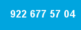 922 677 57 04 922 677 57 04